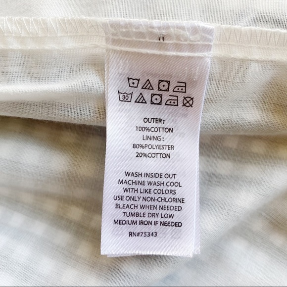 Jillian’s Closet Navy Gingham 12M Tunic Top - Picture 7 of 7